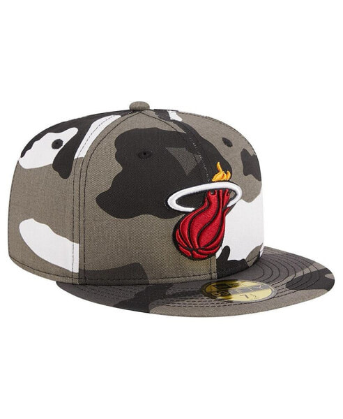 Men's Miami Heat Snow Camo 59FIFTY Fitted Hat