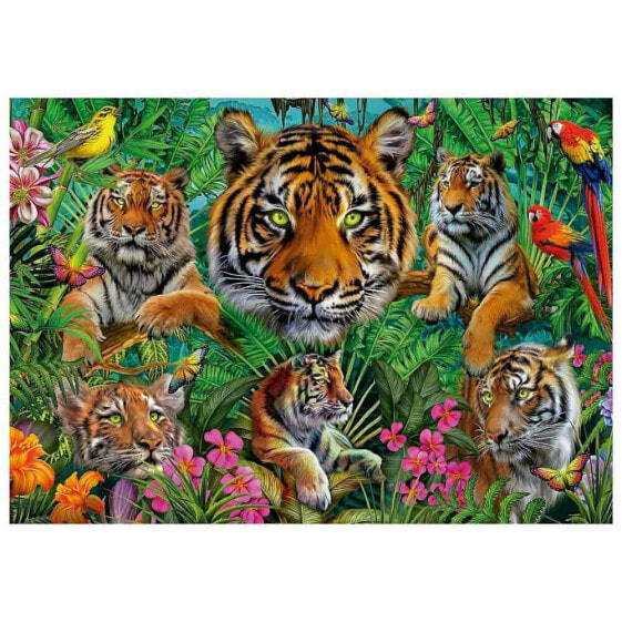 EDUCA 500 Pieces Tiger Jungle Puzzle