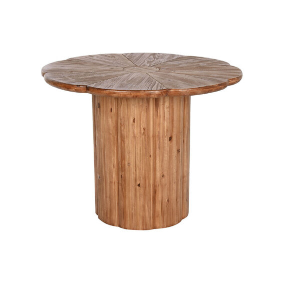 Обеденный стол Home ESPRIT Натуральный Деревянный 100 x 100 x 77 cm
