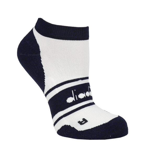 Diadora No Show Tennis Socks Womens Blue, White Casual 179116-20002