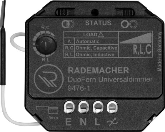 Rademacher 35140462 - Dimmer & switch - 30 m - 100 m - Built-in - Wireless - Black