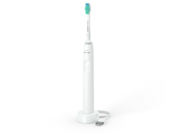 Philips 1100 Series Sonic technology Sonic electric toothbrush - Adult - Sonic toothbrush - Daily care - White - 2 min - Battery