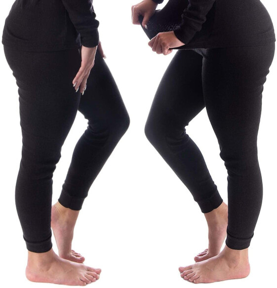 Black Snake Women's Thermal Underwear Set 2 Long Underpants Functional Underpants Thermal Underpants Pack of 2
