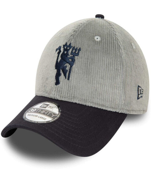 Men's Gray Manchester United Corduroy 39Thirty Flex Hat