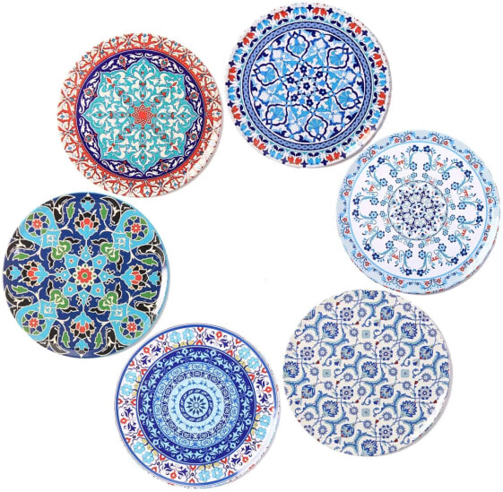 Столовая посуда BOHORIA набор подставок 6 шт. круглые 9 см в восточном стиле