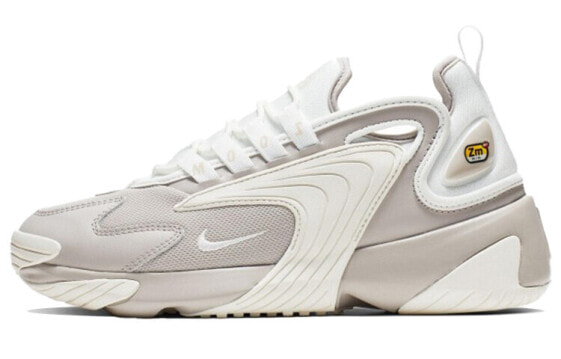 Кроссовки Nike Zoom 2K бело-серого цвета для женщин