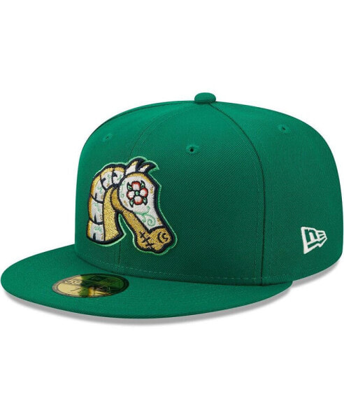 Men's Green Caballeros de Charlotte Copa De La Diversion 59FIFTY Fitted Hat