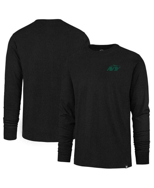 47 Men's Black New York Jets Premier Franklin Long Sleeve T-Shirt