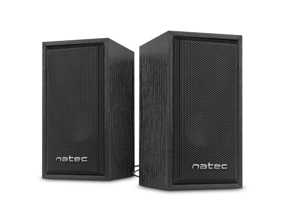 natec Panther - 2-way - 2.0 channels - Wireless - 6 W - 100 - 18000 Hz - Black