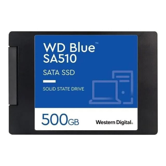 Western digitale Festplatte SA510 - SATA SSD - interne 500 GB - 2,5 Format - Blau