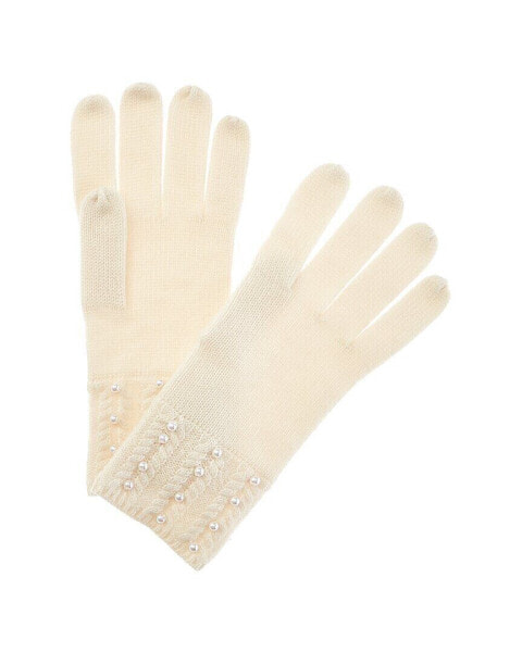 Forte Cashmere Pearl Cashmere Gloves Women's