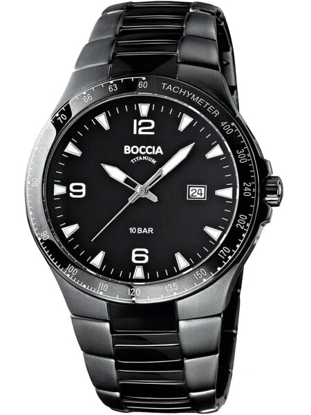 Boccia 3627-02 Men`s Watch Titanium 42mm 10ATM
