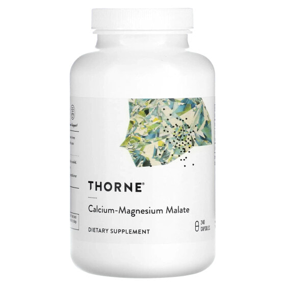 Витаминно-минеральный комплекс Thorne Calcium-Magnesium Malate, 240 капсул