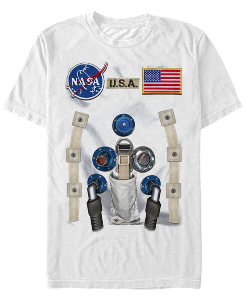 Nasa Men's Astronaut Suit Costume Short Sleeve T-Shirt Short Sleeve T-Shirt