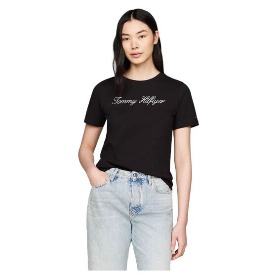 TOMMY HILFIGER Script short sleeve T-shirt