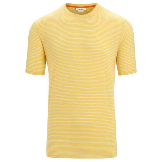 ICEBREAKER Merino Linen Stripe short sleeve T-shirt