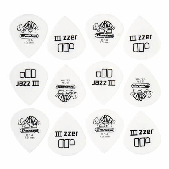 Dunlop Tortex Jazz III White 1,50