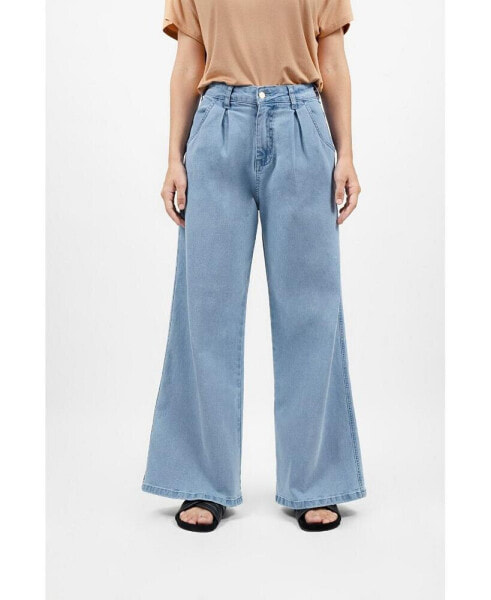 Women's Los Angeles- High Rise Flared Wide Leg Jeans