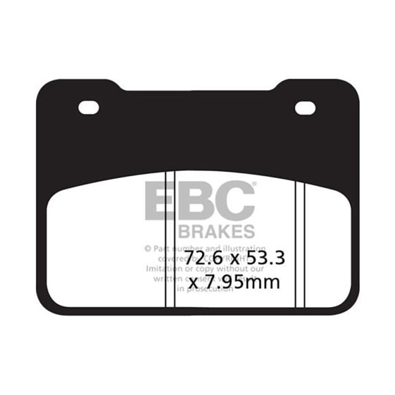 EBC SFA-HH Series SFA627HH Sintered Brake Pads