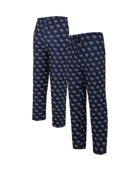 Men's Navy Tennessee Titans Gauge Allover Print Knit Pants