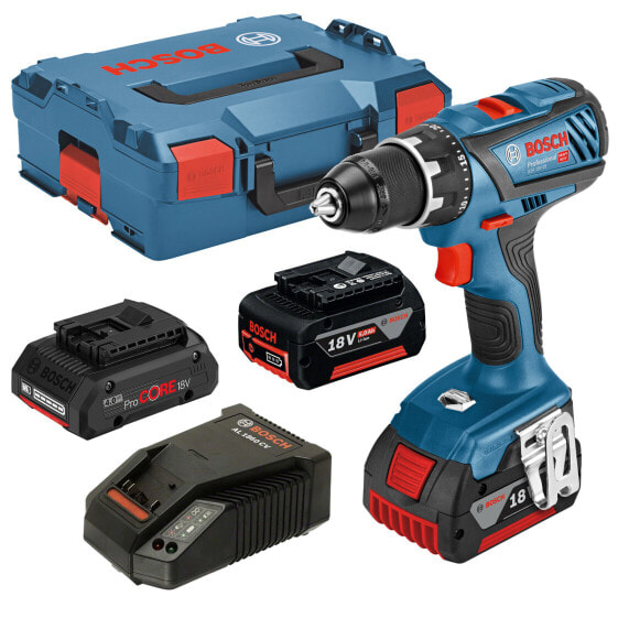 Bosch Akku-Bohrschrauber GSR 18V-28 2x 5,0Ah 1x ProCORE18V 4,0Ah Lader in L-BOXX