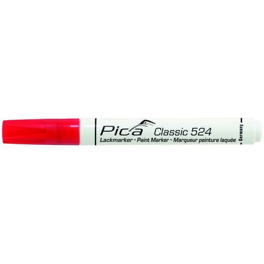 Красный маркер масла Pica - маркер для масляных поверхностей