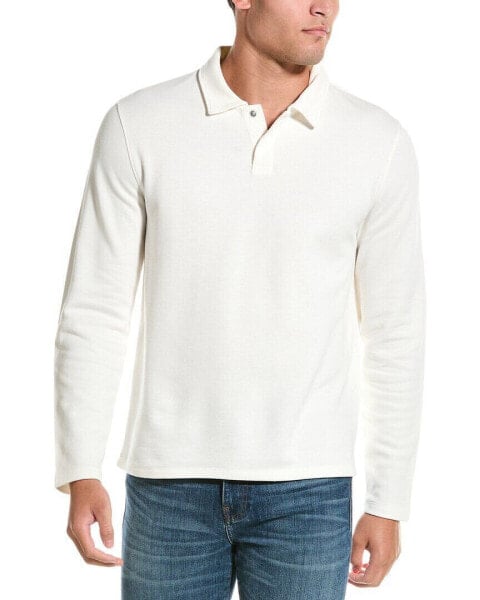 Vince Double Knit Pique Polo Shirt Men's