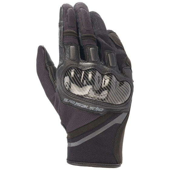 Перчатки мужские Alpinestars Chrome с защитой Carbon (черный)