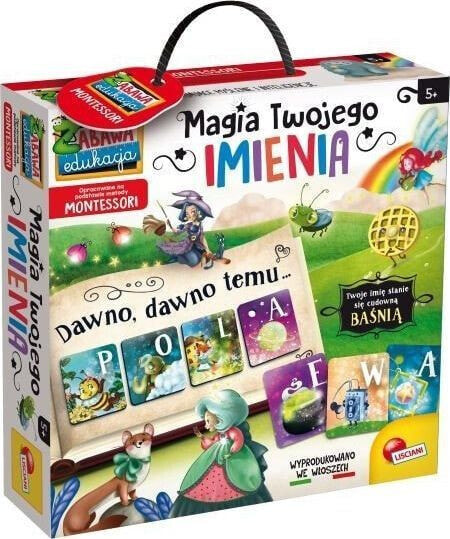 Развивающая настольная игра Lisciani Gra Montessori Magia Twojego imienia