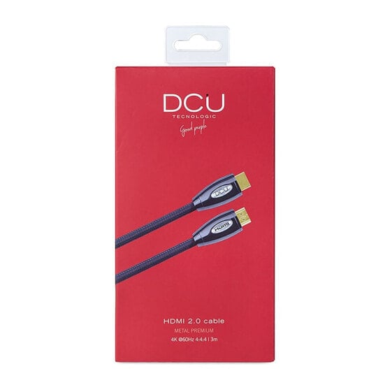 DCU Tecnologic Connection HDMI M-HDMI M Metal Premium 4K 3m 60Hz