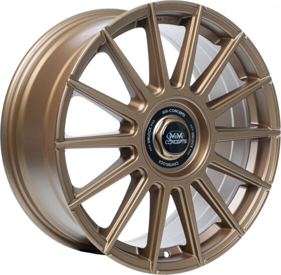 Литый колесный диск MM Wheels MM04 бронзовый матовый 8.5x19 ET45 - LK5/112 ML72.6 Авто > Шины и диски > Колесные диски