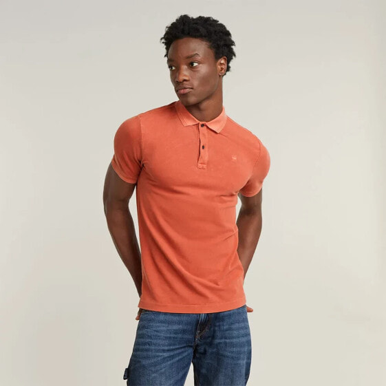 G-STAR Dunda Overdyed short sleeve polo