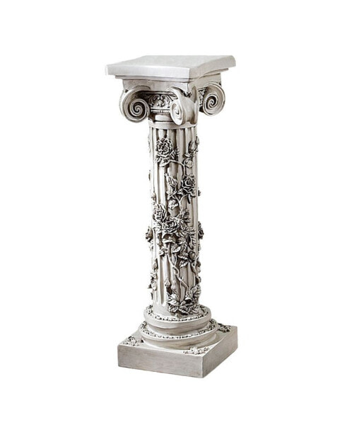 the Rose Garland Sculptural Pedestal