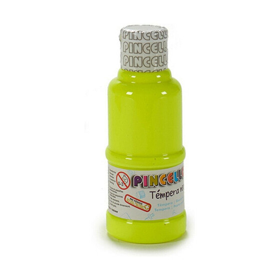 Tempera Neon Yellow 120 ml (12 Units)