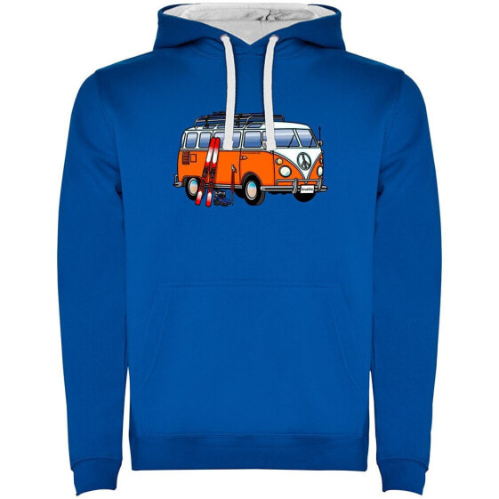 KRUSKIS Hippie Van Ski Two-Colour hoodie