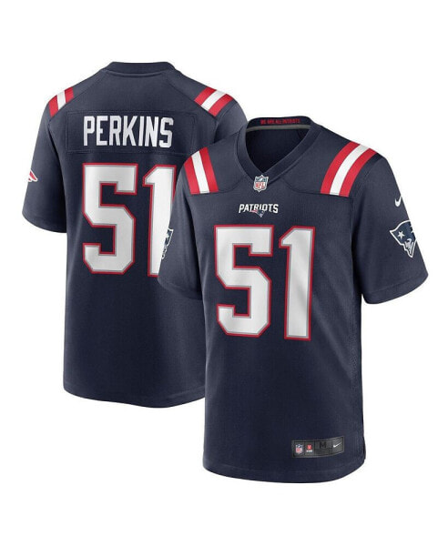 Men's Ronnie Perkins Navy New England Patriots Game Jersey