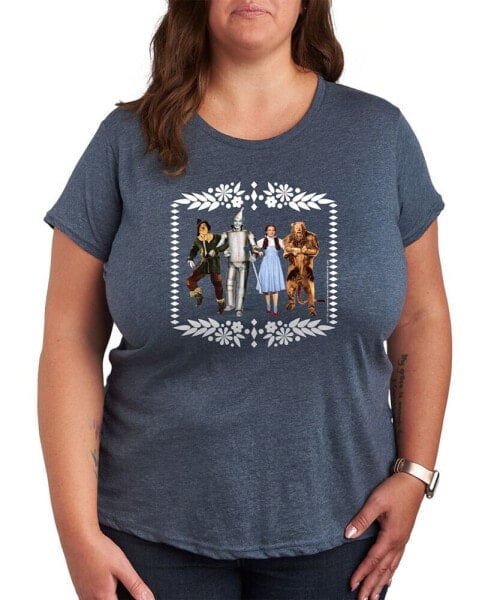 The Wizard of Oz Group Plus Size Graphic T-Shirt