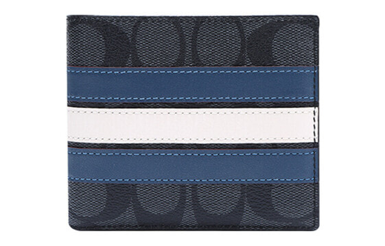 COACH 3 IN 1 Wallet Logo 3008-QBOH0 Multi-functional Wallet