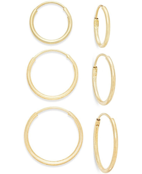 Серьги Macy's Endless Hoop  in Gold