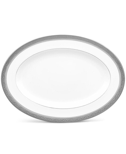 Summit Platinum Oval Platter, 14"