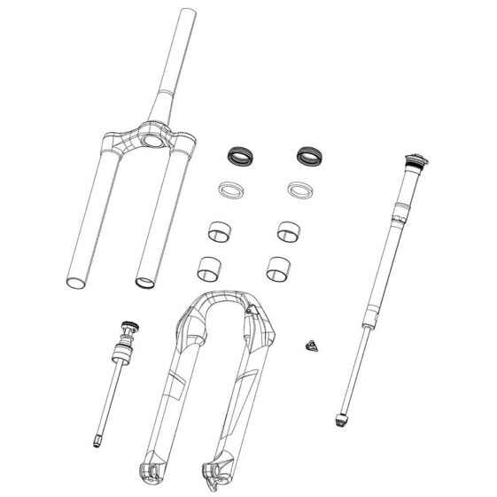 Вилка для велосипеда RockShox Набор ручки компрессионного демпфера Charger2 RLC RS/1 A1 Plus