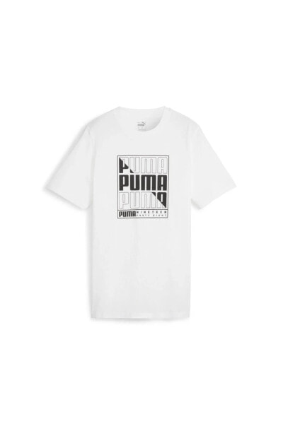 Футболка мужская PUMA Графика Box Tee Tees Erkek T-shirt