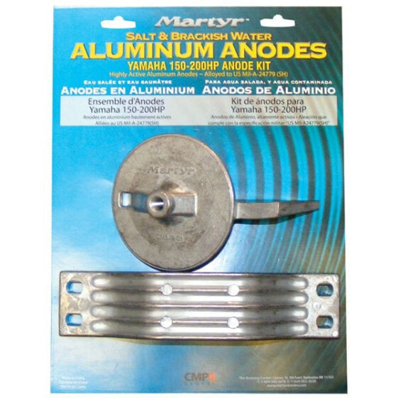 MARTYR ANODES Yamaha 150-200HP Outboards Anode Kit