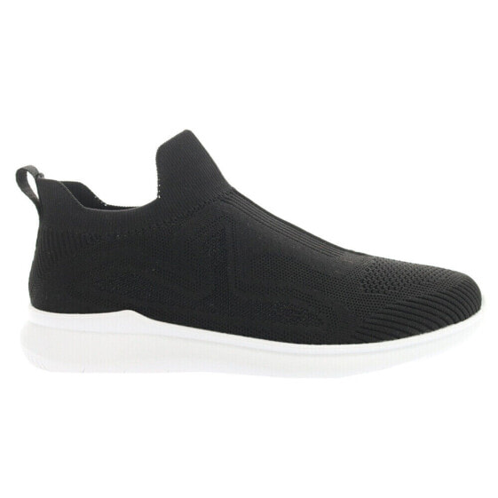Propet Travelbound Slip On Knit Womens Black Sneakers Casual Shoes WAT104MBLK
