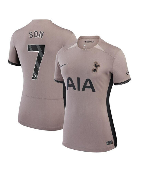 Women's Son Heung-Min Tan Tottenham Hotspur 2023/24 Third Stadium Replica Player Jersey