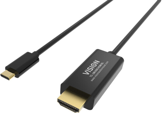 Vision TC-2MUSBCHDMI-BL - 2 m - USB Type-C - HDMI Type A (Standard) - Male - Male - Straight