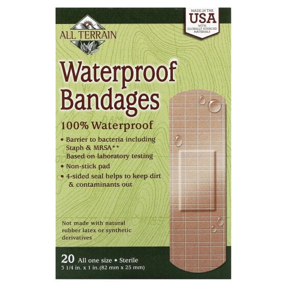 Waterproof Bandages, 20 Bandages