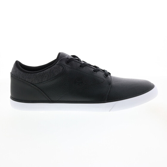 Кроссовки Lacoste Minzah 319 1 P CMA Мужские черные кожаные Lifestyle Sneakers Shoes