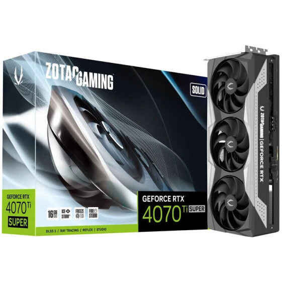 ZOTAC Gaming GeForce RTX 4070 Ti Super Solid, 16384 MB GDDR6X