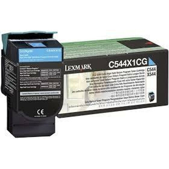 Тонер Lexmark C544X1CG Циановый